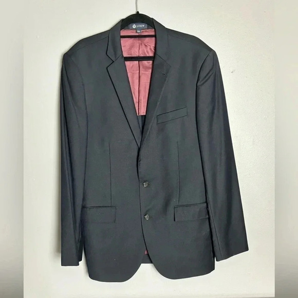 J Crew Ludlow Jacket 100% Wool Navy Size 40L Classic Business Preppy - Picture 2 of 12